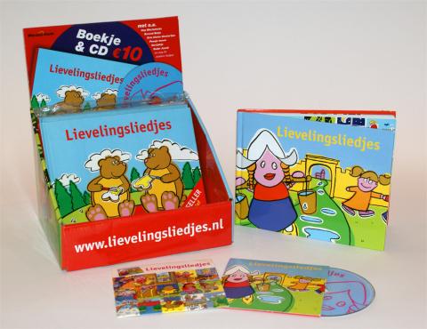 Lievelingsliedjes, boekje Drukwerk, maatwerk verpakkingen, full color cd