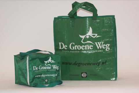 De Groene Weg tas en koeltas Premiums, merchandise, promotie, reclame, maatwerk,